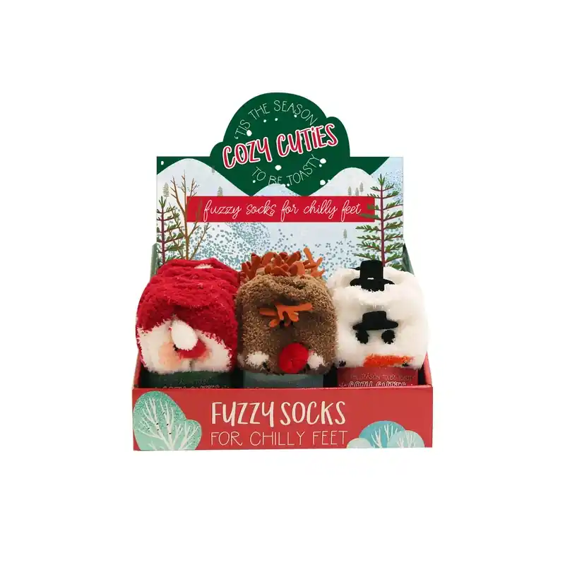 Unisex Fuzzy Socks Multicolored