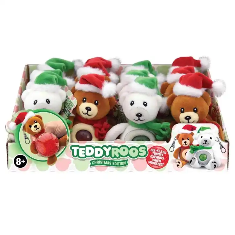 Teddyroos Christmas Teddy Keychain 1 Pk