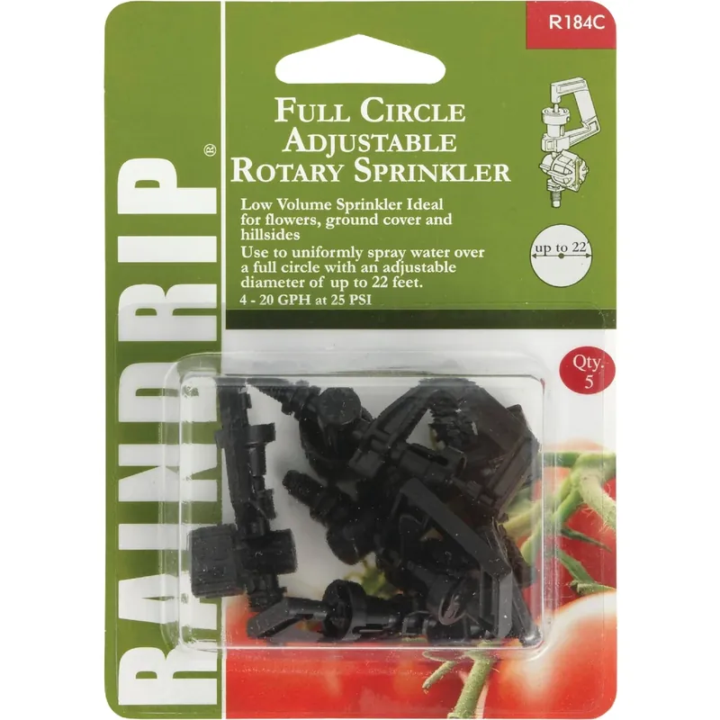 Full-circle Drip Irrigation Micro Spray 20 Gph 5 Pk