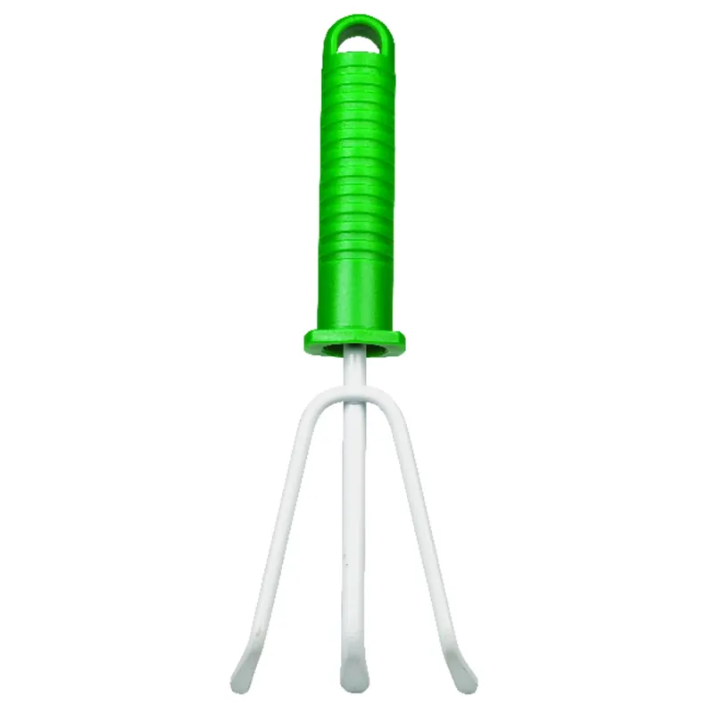 3 Tine Steel Hand Cultivator Poly Handle