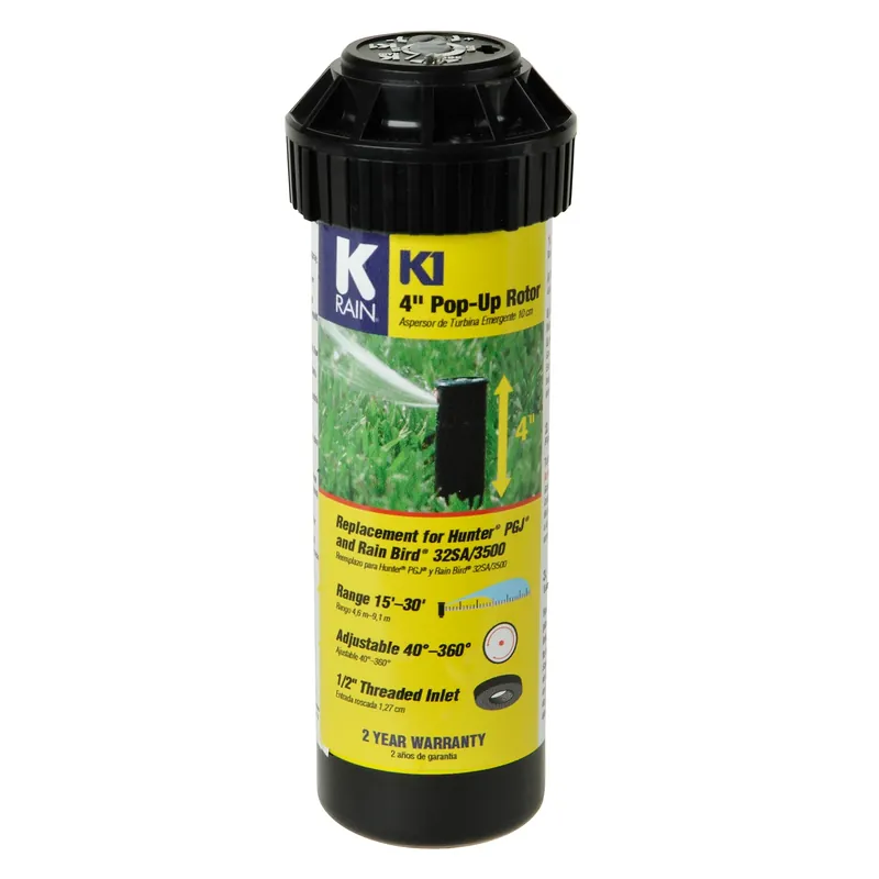 K1 Smart Set 4 In. Adjustable Gear Driven Sprinkler With 15 To 30 Ft. Spray Radius