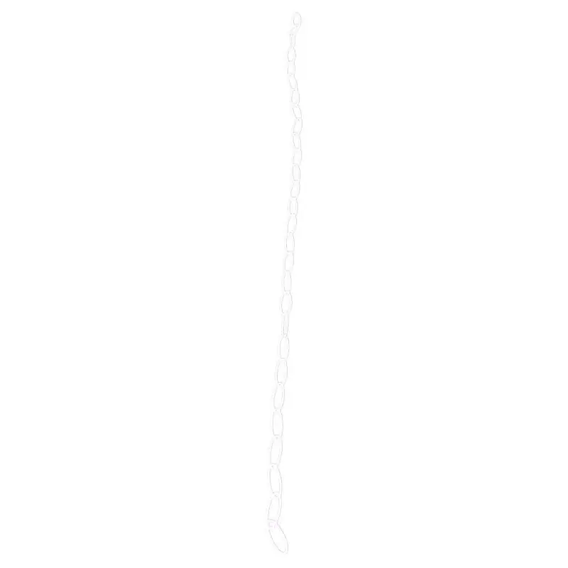White Steel 36 Inch Outdoor Sturdy Extender Chain