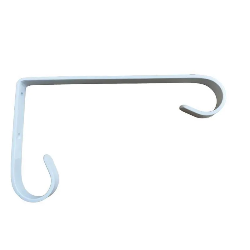White Steel 6 Inch Height Basic Plant Hook