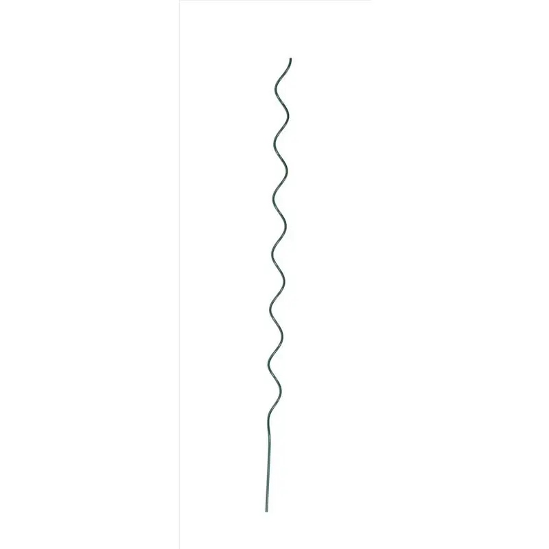 48 In. H X 0.5 In. W X 0.5 In. D Green Metal Spiral Stake