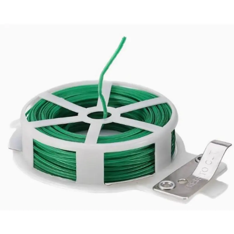 7.3 In. H X 6.6 In. W X 2 In. D Green Metal Plant Support Twist Tie