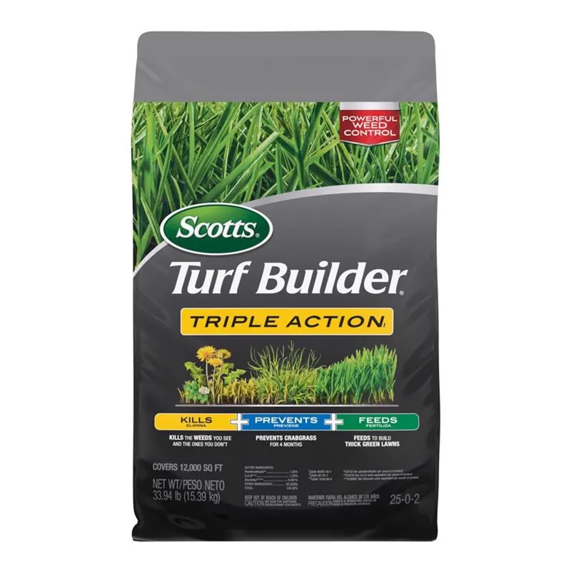 Turf Builder Triple Action Fertilizer, Covers 12,000-sq. Ft.