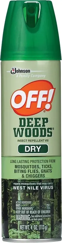 Deep Woods 4 Oz. Dry Insect Repellent Aerosol Spray With 25% Deet