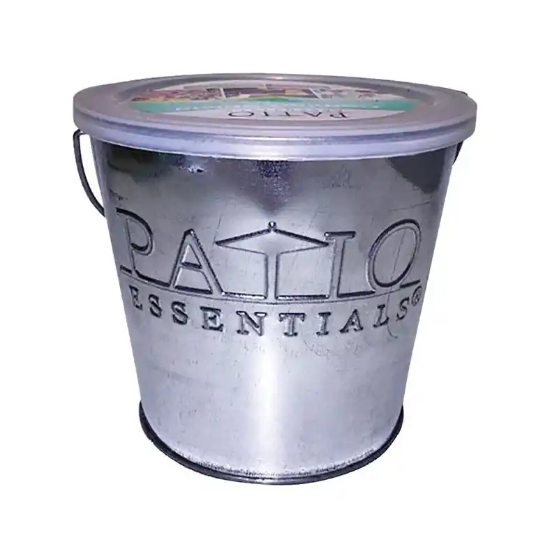 17 Oz Galvanized Citronella Candle For Mosquitoes And Flying Insects