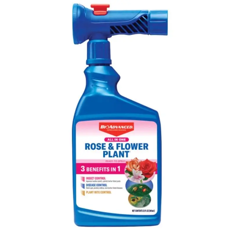 Liquid Rose And Flower Plant Food 32 Oz Hose-end Sprayer
