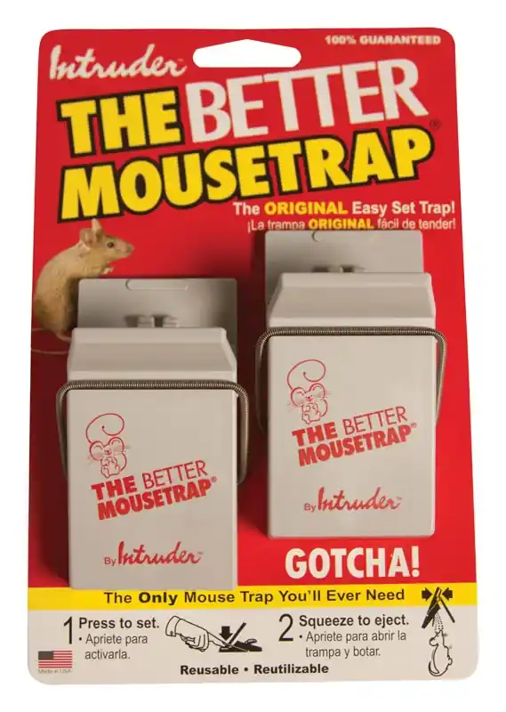 The Better Mousetrap Small Snap Trap For Mice 2 Pk