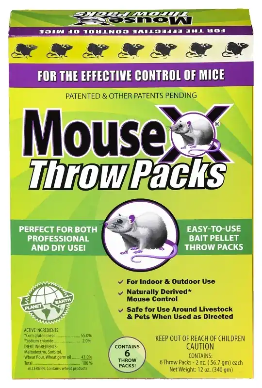 Non-toxic Bait Pellet Throw Pack For Mice 12 Oz 6 Pk