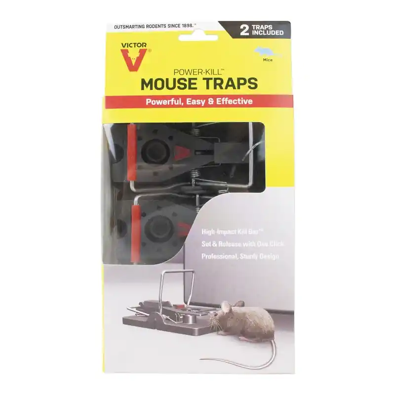 Power-kill Small Snap Trap For Mice 2 Pk