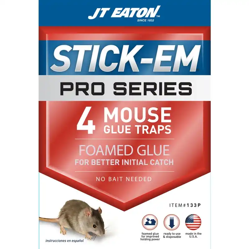 Stick-em Pro Series Small Glue Trap For Mice 4 Pk