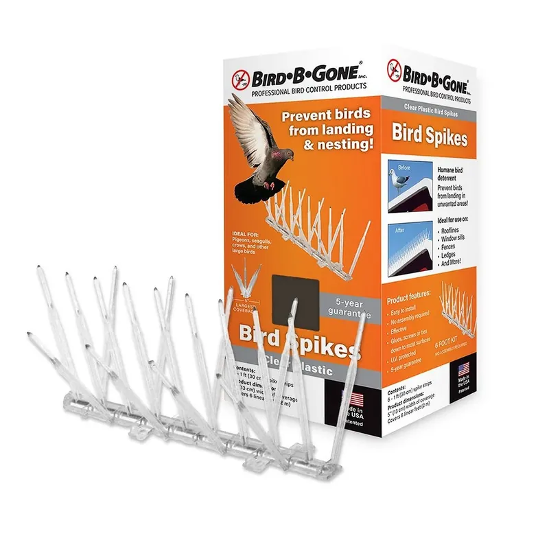 Bird Repelling Spikes For Assorted Species 1 Pk