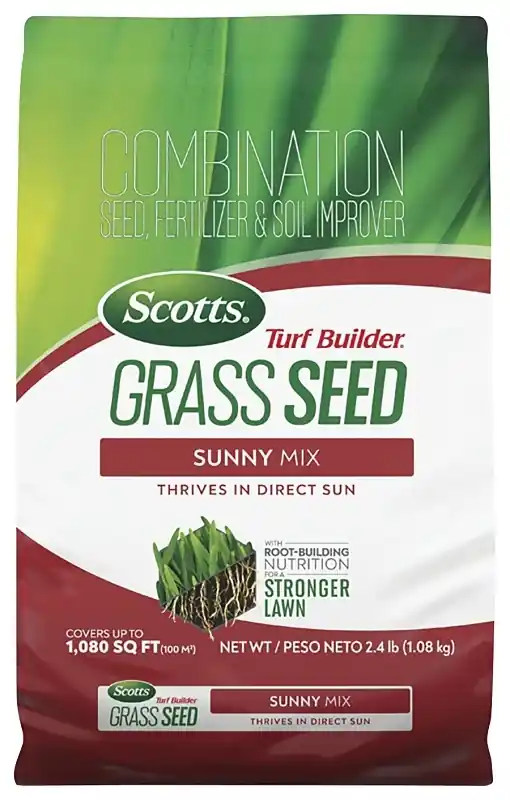 Turf Builder Grass Seed Sunny Mix, 2.4 Lbs., Covers 360 Sq. Ft.