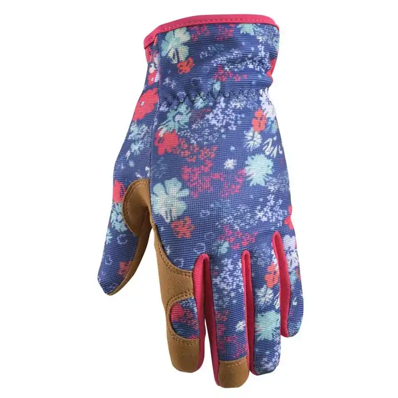 Women‘s Botanical Work Gloves Multicolor Small 1 Pair