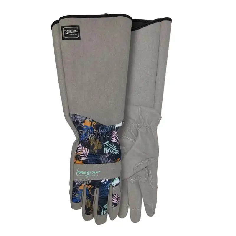 Homegrown Large Spandex Game Of Thorns Gray Gardening Gloves