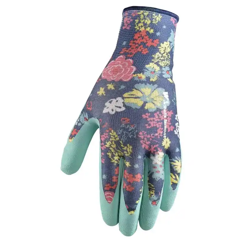Women‘s Indoor/outdoor Floral Gardening Gloves Multicolor M 2 Pk