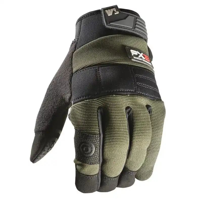 Fx3 Men‘s Indoor/outdoor Work Gloves Black/gray/green Large 1 Pair