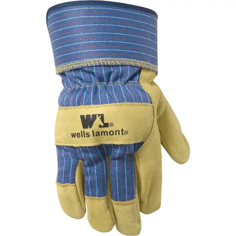 Men‘s Leather Palm Gloves Palomino Medium 1 Pair