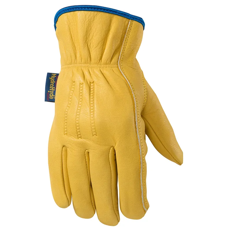 Hydrahyde Men‘s Heavy Duty Work Gloves Gold Large 1 Pair