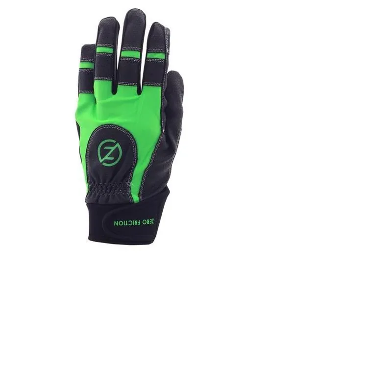 Men‘s Heavy‑duty Work Gloves – Black/lime, One‑size, Touchscreen‑ready