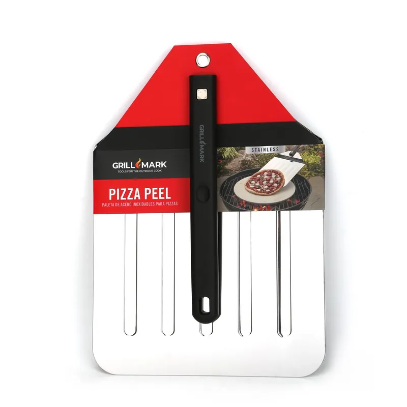 Stainless Steel Black/silver Pizza Peel 1 Pk