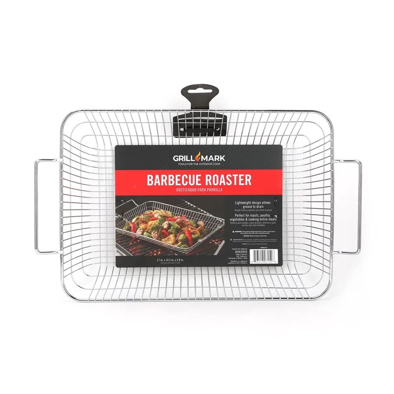 Steel Roasting Basket 16.7 In. L X 10.5 In. W 1 Pk