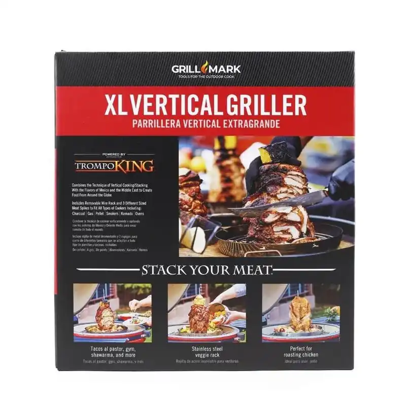 Trompo King 13.25" Stainless Steel Grill Topper – Heavy‑duty Bbq Accessory