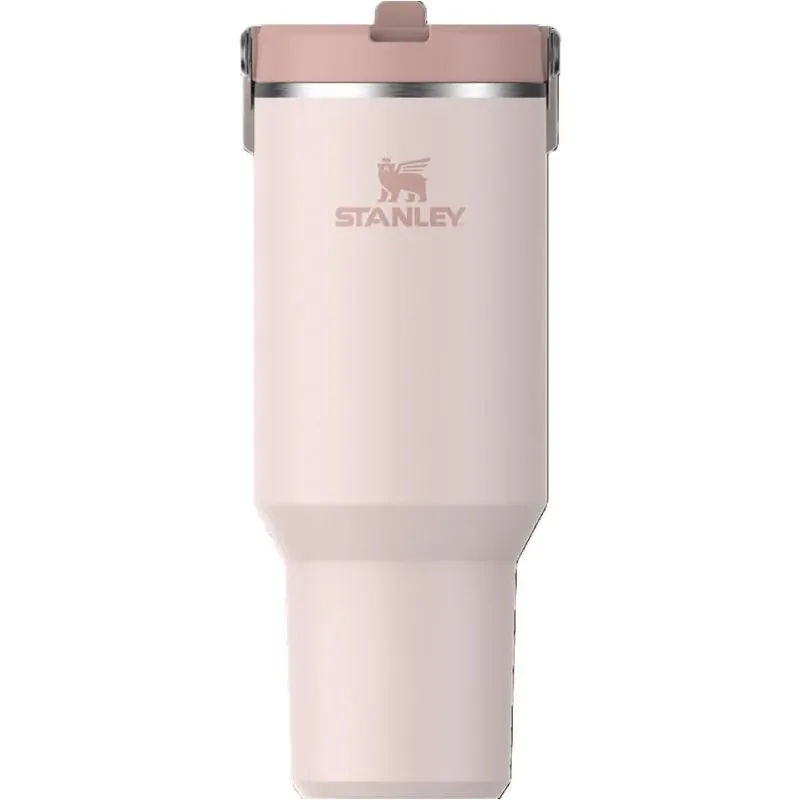 Iceflow 40 oz Rose Quartz Insulated Tumbler With Flip‑straw – Bpa‑free Stainless Steel
