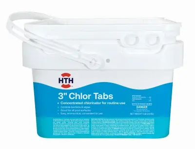 Pool Care Chlorine Tablets, 3 In., 5 Lbs. (11 Wrapped Tabs)