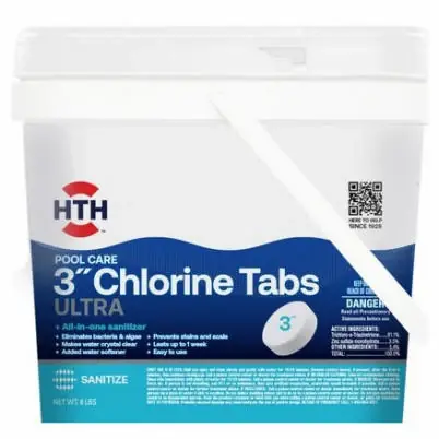 Pool Care 3 Chlorine Tabs Ultra, 8 Lbs
