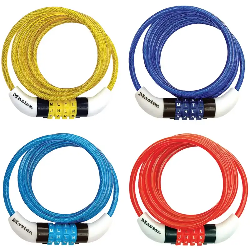 1/4 In. D X 60 In. L Vinyl Coated Steel Locking Cable