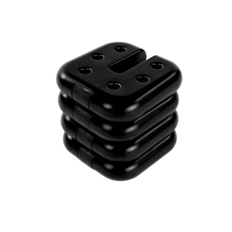 5 lb Black Plastic Weight Plate – Durable Home Gym Essential