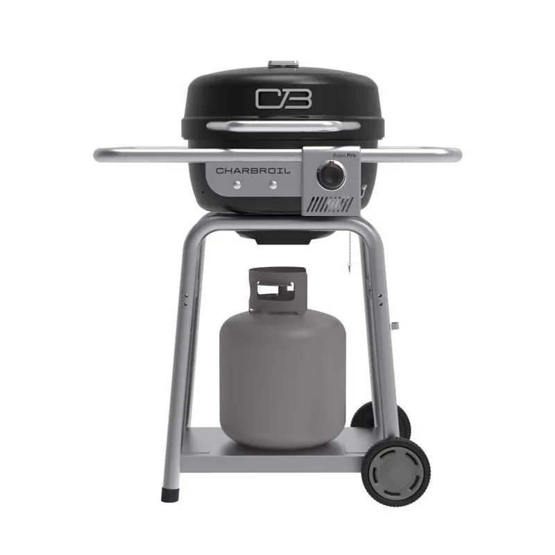 Bistro Pro Dual‑fuel 1‑burner Grill – Black/silver
