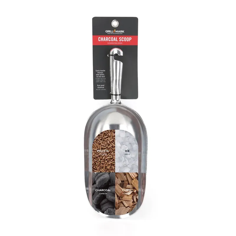 Aluminum Silver Charcoal/pellet Scoop 1 Pk
