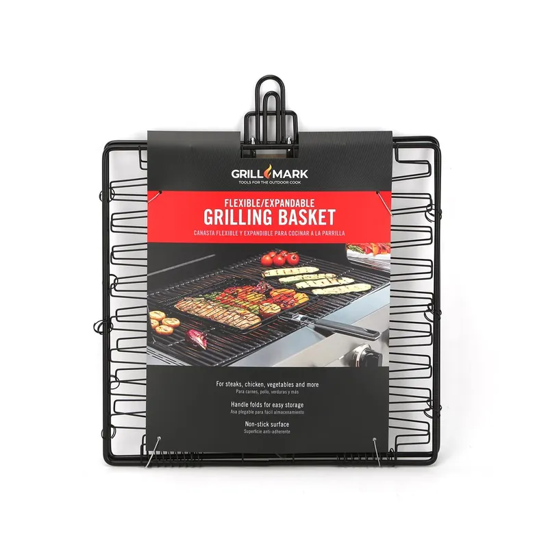 Steel Grill Basket 13 In. L X 12 In. W 1 Pk
