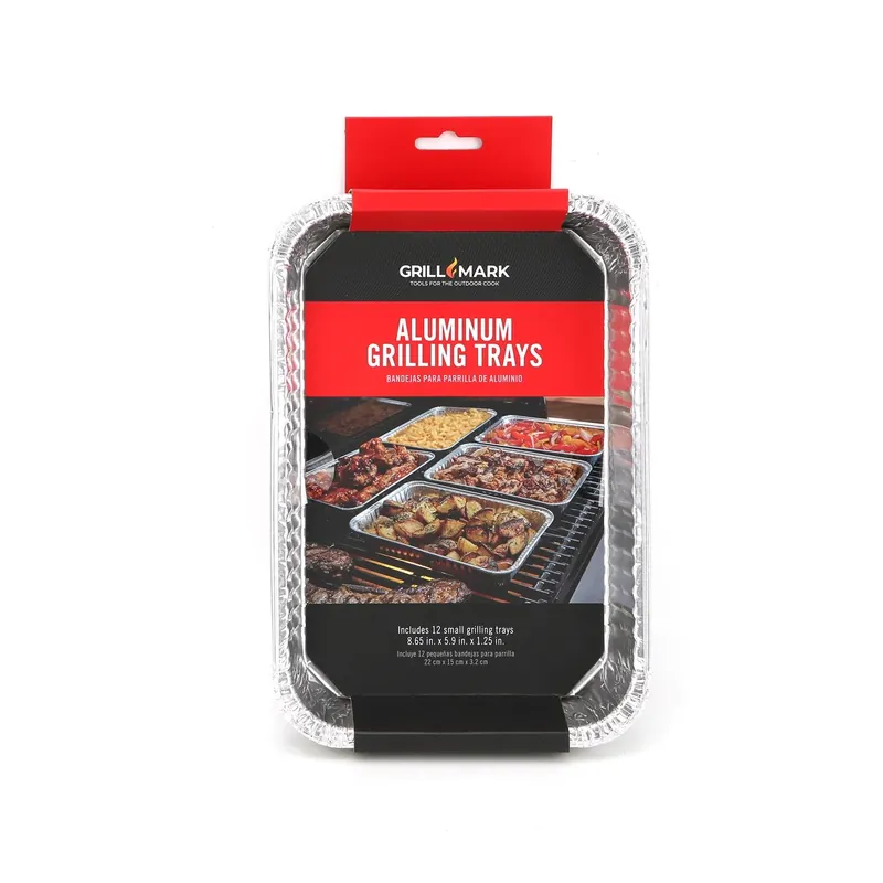 Aluminum Grilling Pan 8.5 In. L X 6 In. W 12 Pk