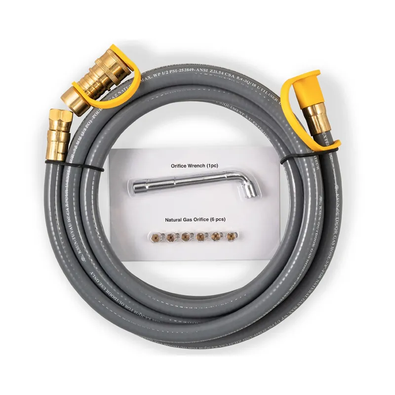 Natural Gas Conversion Kit With 10 Ft. Hose And Quick Connect Fitting