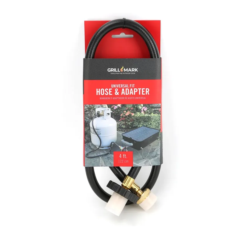 Universal Rubber Gas Line Hose And Adapter - Model 00361ace