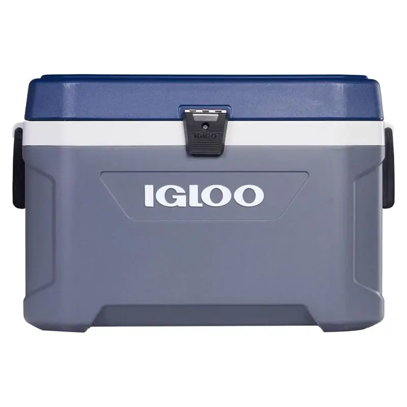 Maxcold Latitude Foam-insulated Cooler, Carbonite/white, 54 Qt.