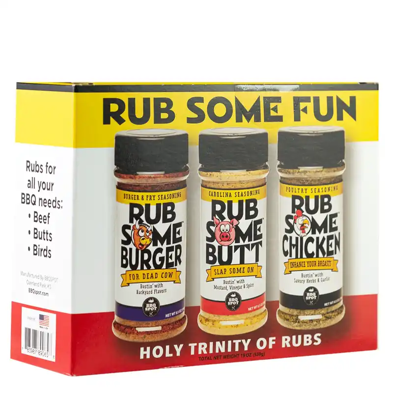 Assorted Bbq Rub Set 19 Oz
