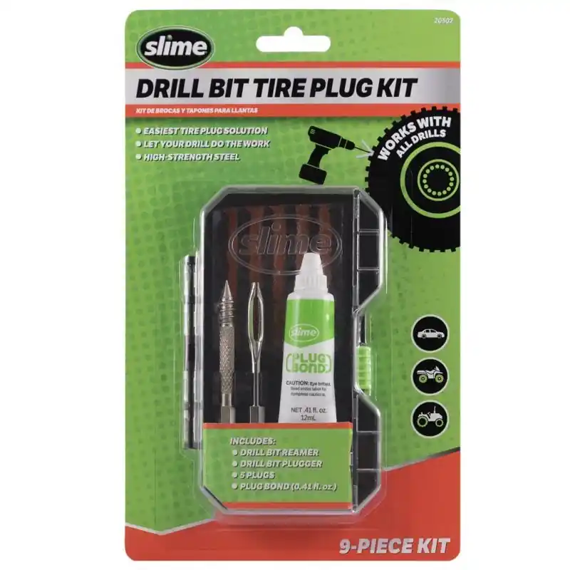 Tire Plug Kit For All Tire Types - Model 20502 - Carded Packaging