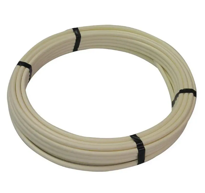 Pex Coil Pipe, Hot/cold Water, White, 1/2 In. Rigid Copper Tube Size X 25 Ft.