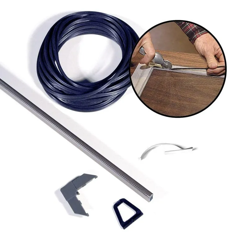 Bronze Aluminum 5/16 In. W X 60 In. L Screen Frame Kit 1 Pk