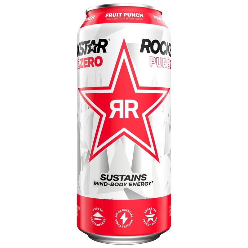 Rockstar Zero Fruit Punch 16 Oz