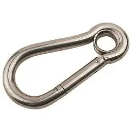 151585-1 Stainless Steel Snap Hook With Eye Insert, 3-1/8 In.