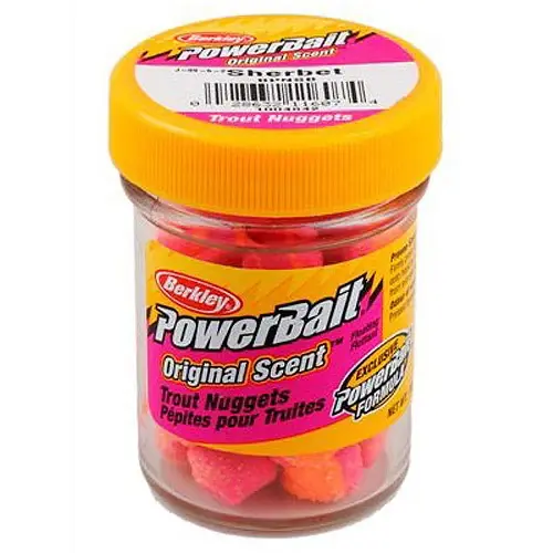 Powerbait Power Nuggets Fishing Dough Bait - Sherbet Flavor For Trout