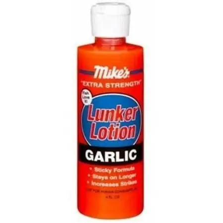 Garlic Lunker Lotion 4 Ounce Fishing Attractant