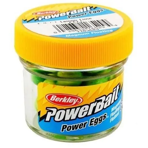 Powerbait Magnum Floating Power Eggs, Lemon Lime - 0.5 Oz Jar